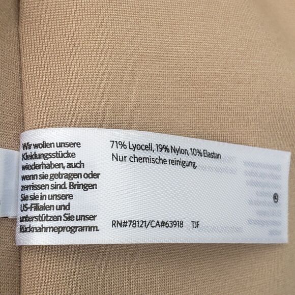 $298 Eileen Fisher Women Beige Bramble Notch Collar Ponte Jacket Blazer Sz PS - Picture 3 of 13